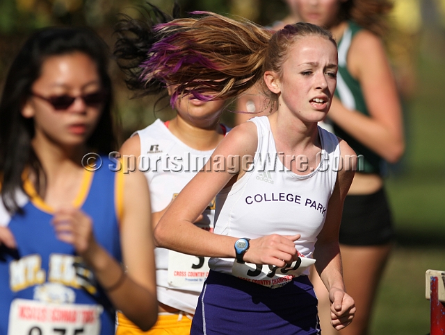 2011NCSXCD2-096.JPG - 2011 North Coast Section Cross Country Championships, Hayward High School, Hayward, California