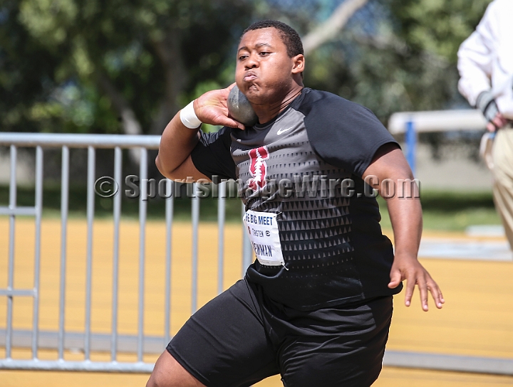 2018BigMeet-028.JPG - Apr 7, 2018; Berkeley, CA, USA; The 124nd Stanford vs California Big Meet, won by the Stanford men 100-63 and the women 115-47.